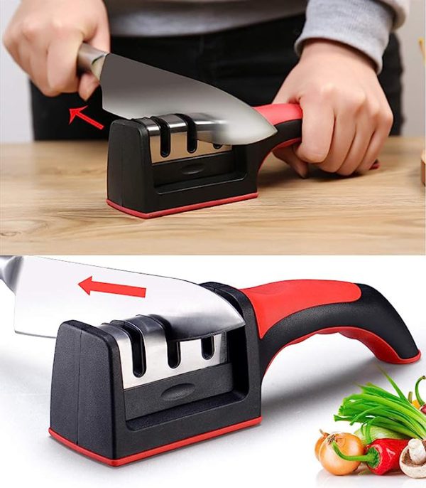 Premium Knife Sharpener for effortless blade precision – sharpens kitchen knives to perfection