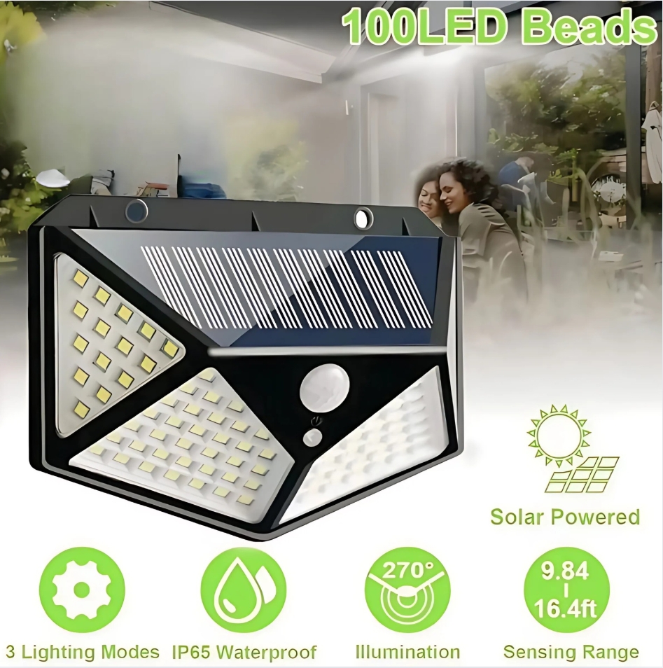 Solar Garden Lights with Motion Sensor for Beauty and Security