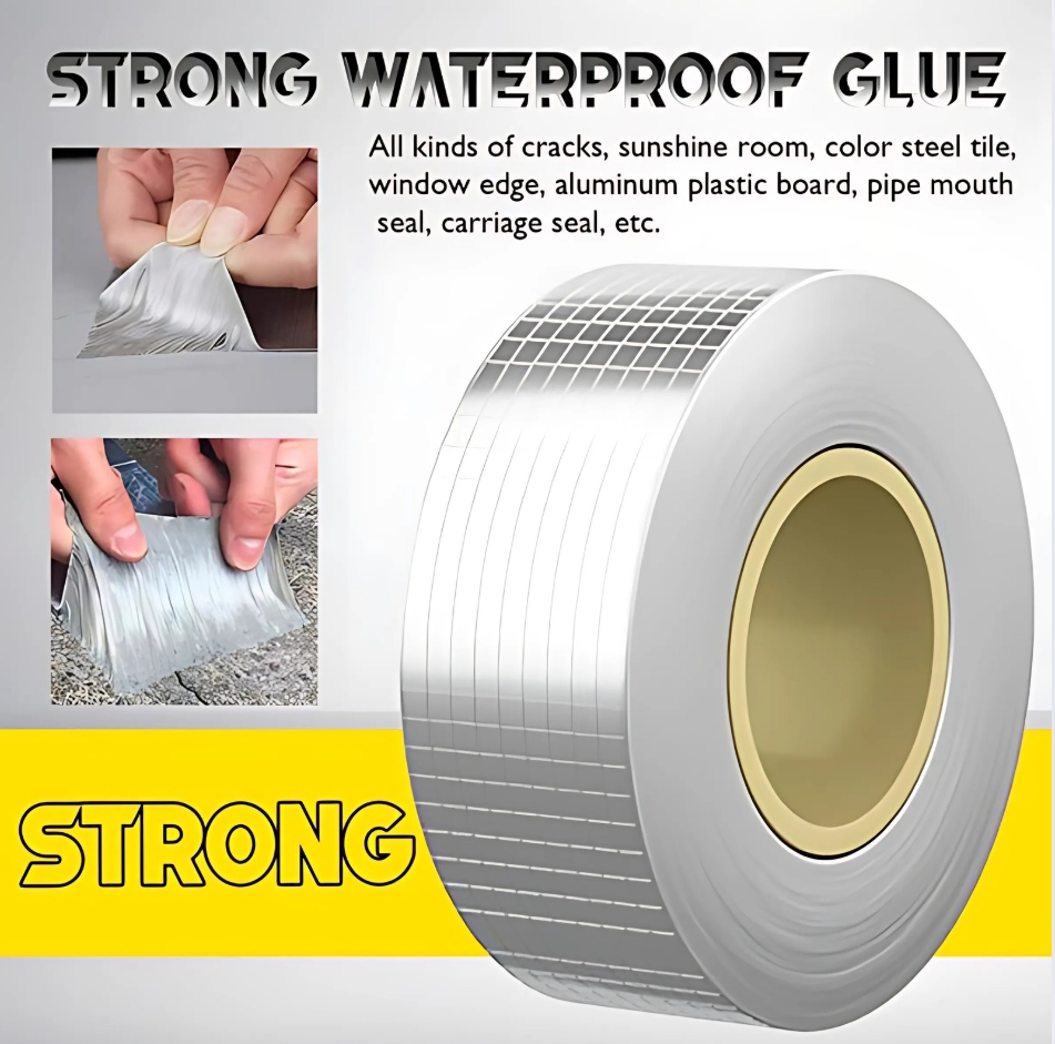 Adhesive tape for waterproof repairs and durable sealing solutions