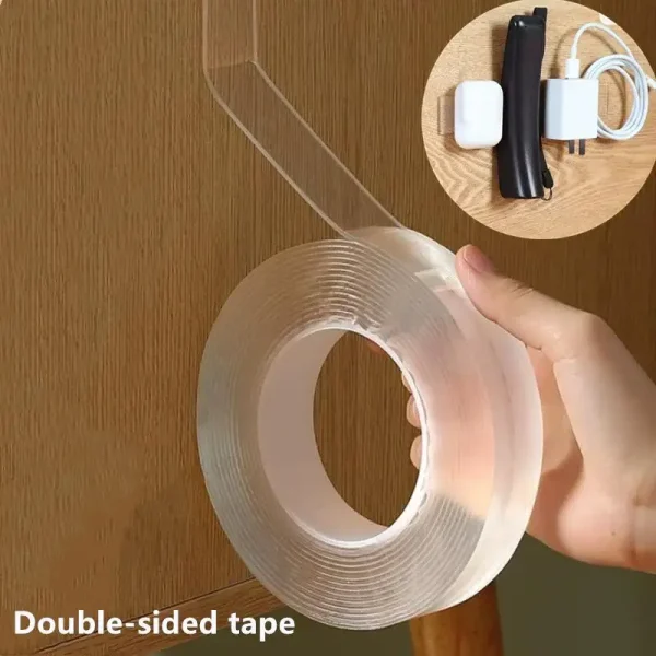 Premium Adhesive Nano Tape strong reusable multi-purpose for home, office, and DIY projects.