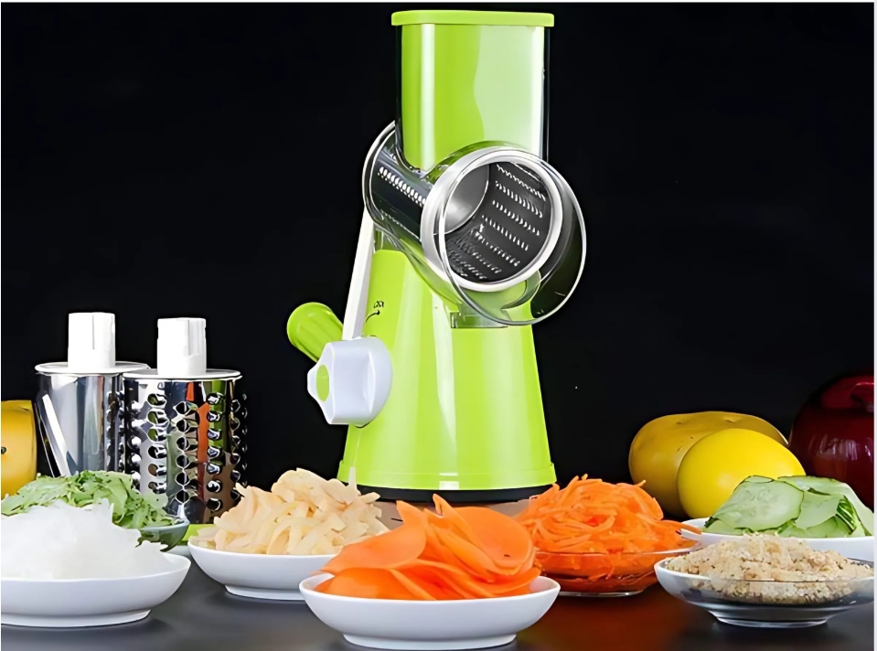 Manual Vegetable Cutter Drum Grater for Quick and Easy Vegetable Slicing and Grating